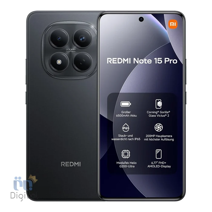 گوشی موبایل شیائومی مدل Redmi Note 15 Pro 4G ظرفیت 256 گیگابایت و رم 8 گیگابایت