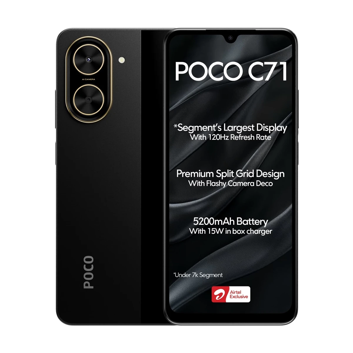 گوشی موبایل شیائومی مدل Poco C71 4G دو سیم کارت ظرفیت 128 گیگابایت و رم 4 گیگابایت
