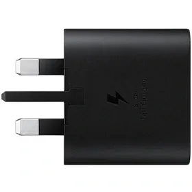 سرشارژر Samsung 45W سه پین پکدار فست شارژ اصلی به همراه کابل - Image 2