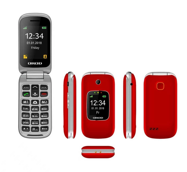 گوشی موبایل ارد مدل OROD F240D دو سیم کارت - تاشو - Image 2